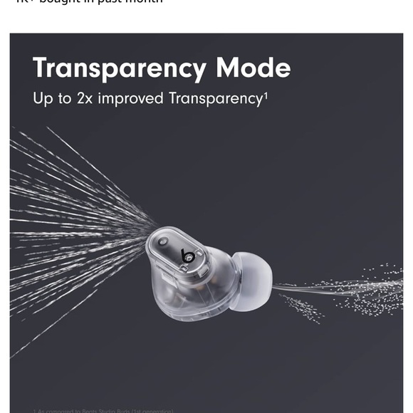 NWOT Beats Studio Buds + | True Wireless Noise Cancelling Earbuds, - Picture 5 of 8